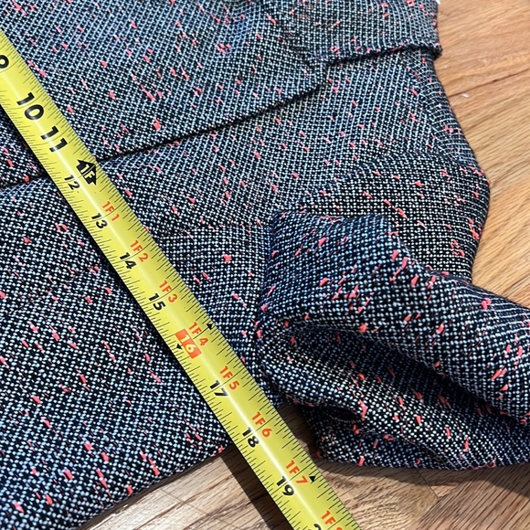 NWT JCREW JACKET BLAZER LINED SZ 4 Gray White Pink spots - Picture 7 of 8